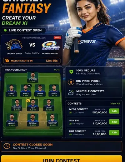 Come (come cricket analytics app) fantasy cricket & matchday visual 3